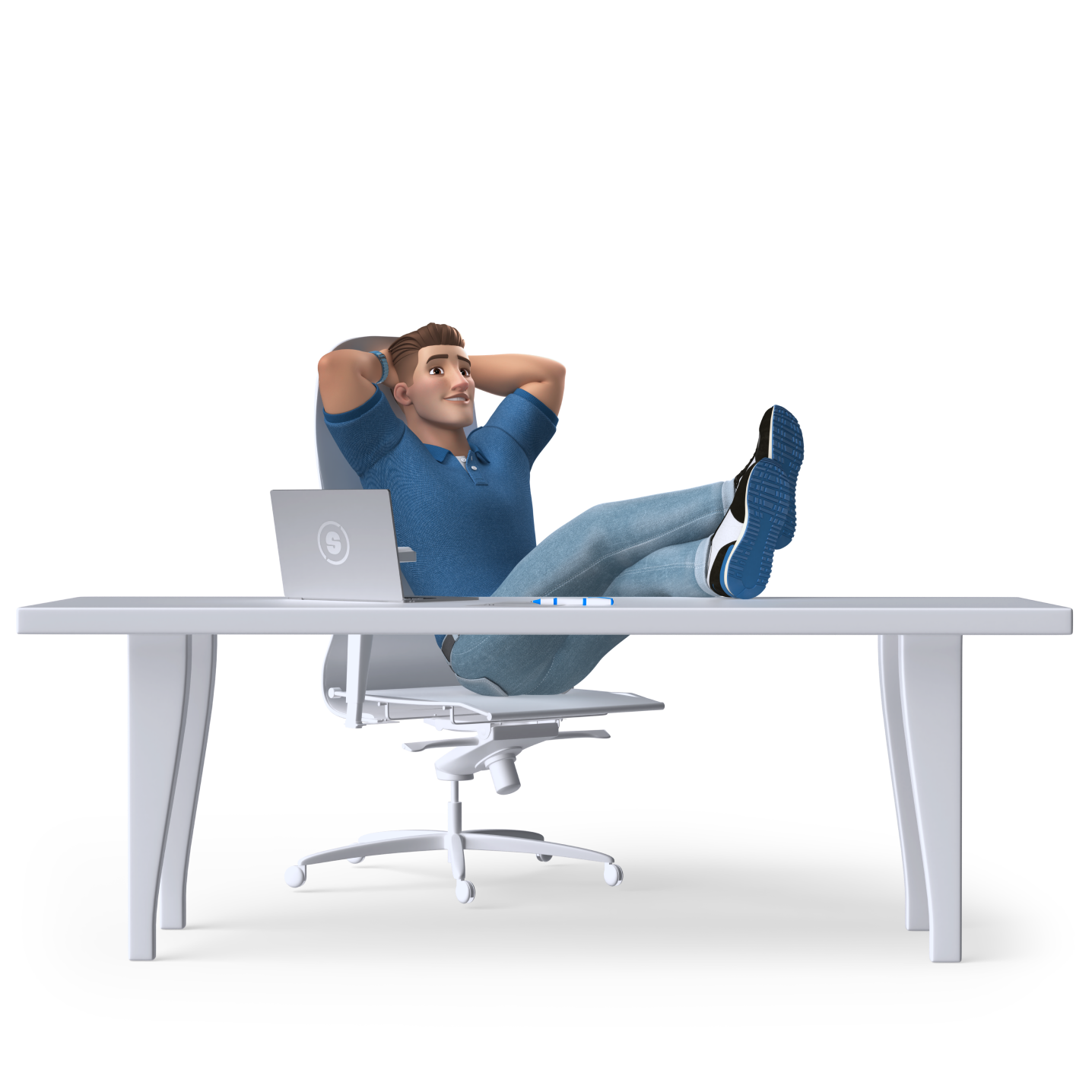 Person at desk