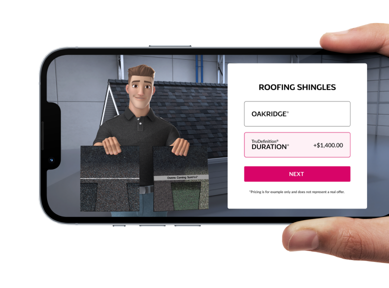 Hands holding phone with Scout app